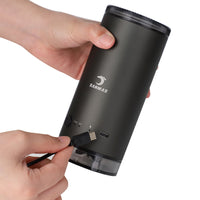 Portable electric coffee grinder